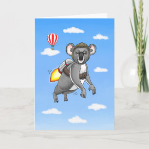 Carte Koala Fusée