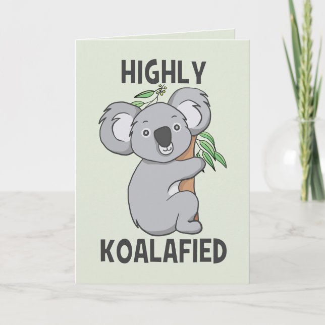 Carte Koala hautement Koalafied (Devant)