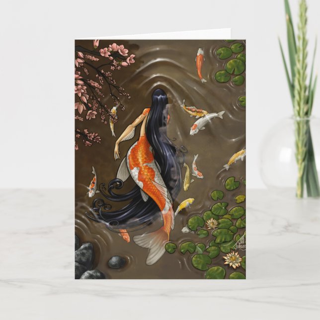 Carte Koi Mermaid (Devant)