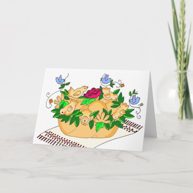 Carte Korovai pour Mariage ukrainien (Devant)