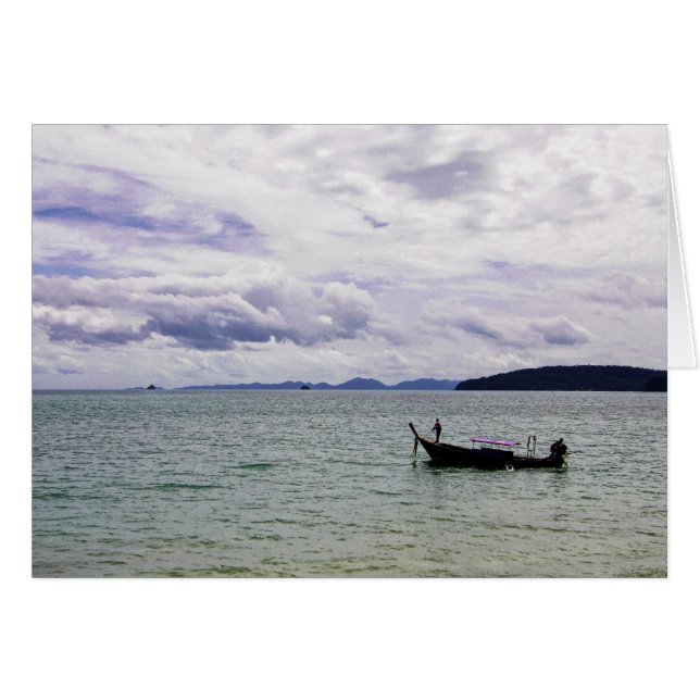 Carte Krabi, Thaïlande (Devant horizontal)