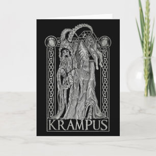 Carte Krampus - Ss Von Krampus sombre Noël gothique