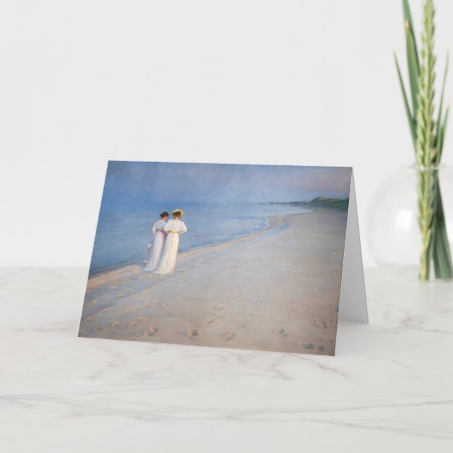 Carte Kroyer - Soirée d'été sur Skagen Beach (Devant)