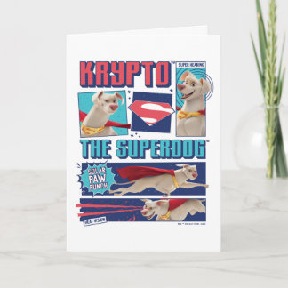 Carte Krypto Les Panneaux De Bande Dessinée Super Chien