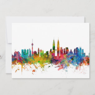 Carte Kuala Lumpur Malaisie Skyline