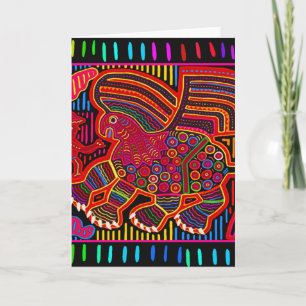 Carte Kuna Indian Friendly Dragon