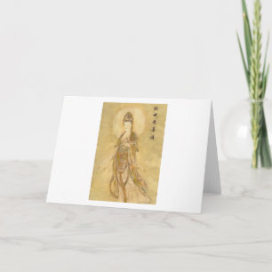 Carte Kwan Yin la déesse de la compassion