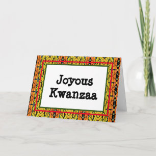 Carte Kwanzaa - Joyeux #10