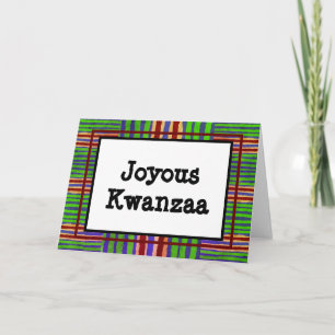 Carte Kwanzaa - Joyeux #14