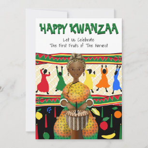 Carte Kwanzaa Vacances afro-américaines