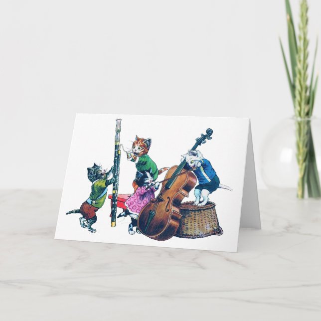 Carte La bande de chats de jazz (Devant)