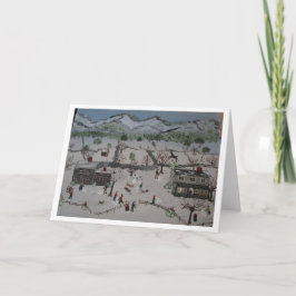 Carte La bataille de boule de neige