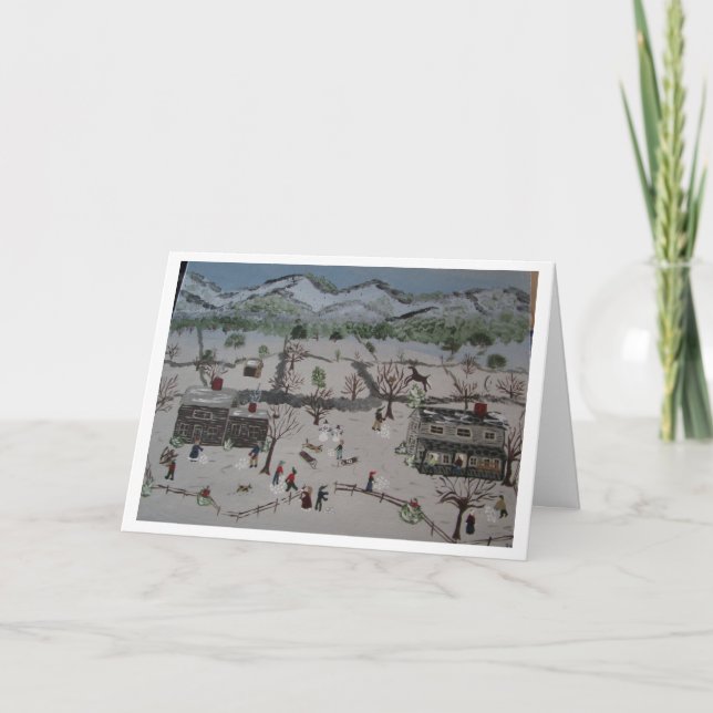 Carte La bataille de boule de neige (Devant)