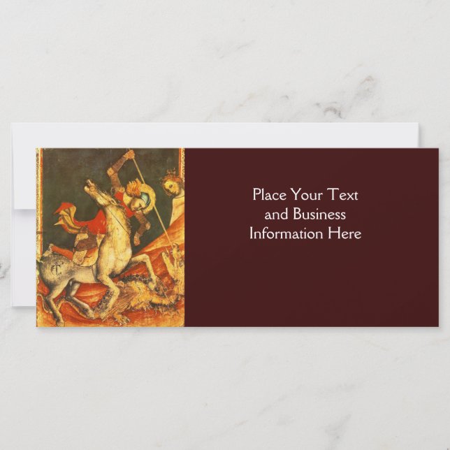 Carte La bataille de Saint George avec le Dragon (Devant)