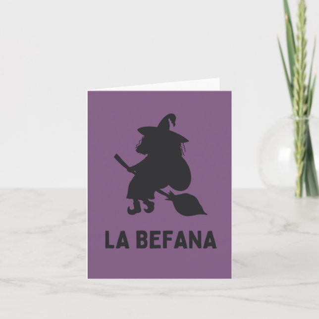 Carte La Befana (Epifania) Sorcière de Noël italienne (Devant)