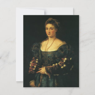 Carte La Bella, Duchesse d'Urbino par Titien