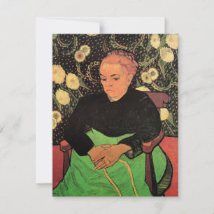 Carte La Berceuse (Augustine Roulin) par Vincent van Gog