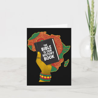 Carte La Bible est un livre d'histoire patrimoine africa