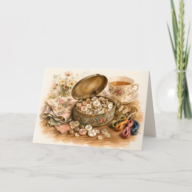 Carte La boîte à boutons  (Devant)