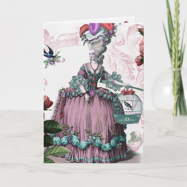 Carte la cage aux oiseaux (Devant)