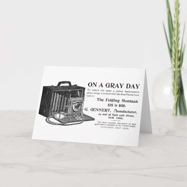 Carte La caméra Montauk (Devant)