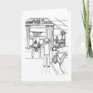 Carte La chambre à coucher