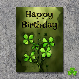 Carte La chance des tourterelles irlandaises Anniversair
