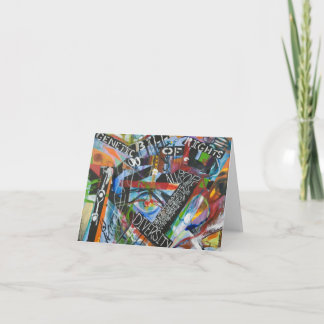 Carte La charte génétique des droits Peinture #1 Card