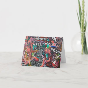 Carte La charte génétique des droits Peinture #3 Card