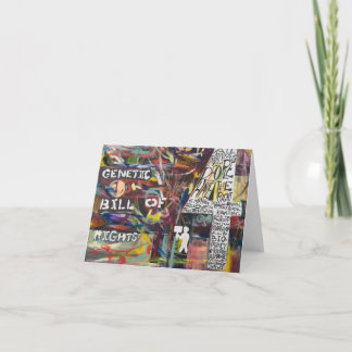 Carte La charte génétique des droits Peinture #4 Card