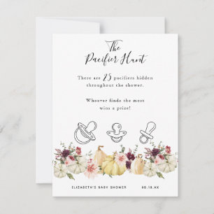 Carte La chasse au Pacifique   Jeu Baby shower