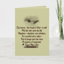 Carte La citation d'Edgar Allan Poe