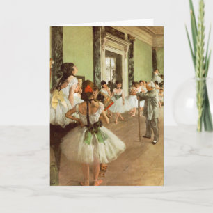 Carte La Classe de Danse par Edgar Degas