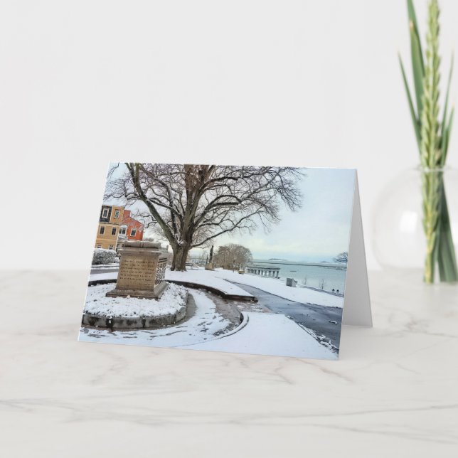 Carte La colline de Snowy Cole à Plymouth MA (Devant)