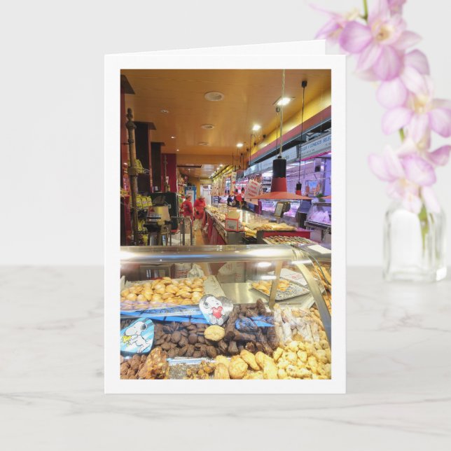 Carte La confiserie au Mercado Central, Valence (Orchidée)