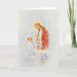 Carte La Congratulation de First communion