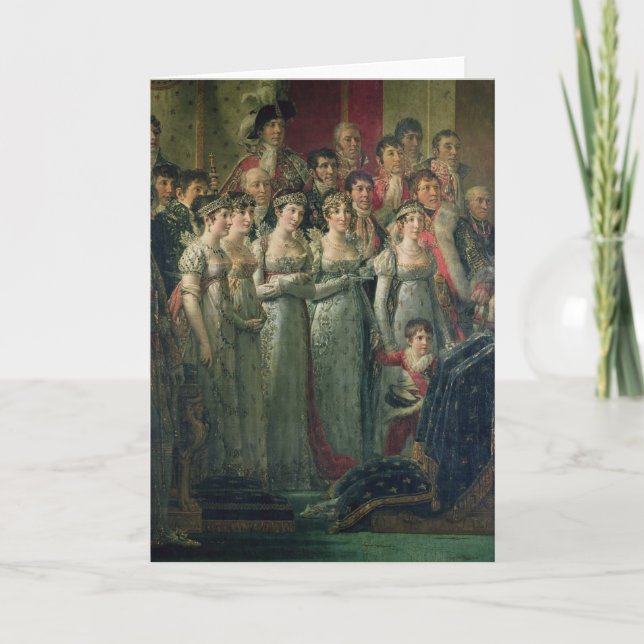 Carte La consécration et le Josephine du napoléon (Devant)