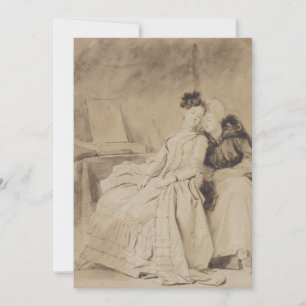 Carte La conversation de Fragonard