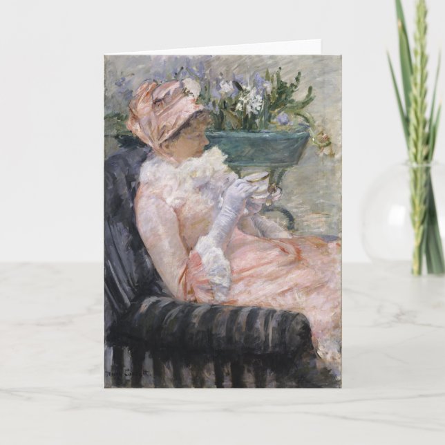 Carte La coupe du thé | Mary Cassatt (Devant)