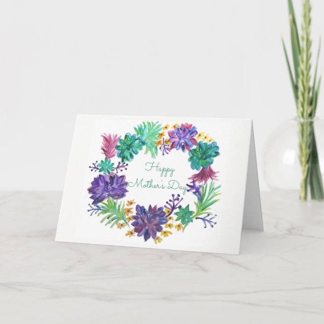 Carte La couronne de la fête des mères (Devant)