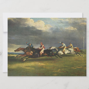Carte La course Epsom Derby Horse