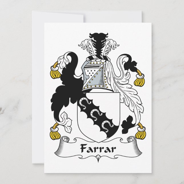 Carte La crête de la famille Farrar (Devant)