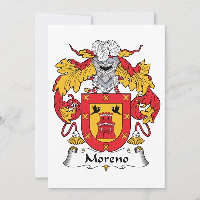 Carte La crête de la famille Moreno (Devant)