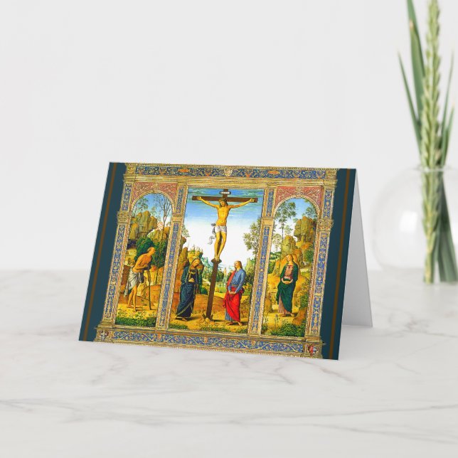 Carte La Crucifixion du Christ (Devant)