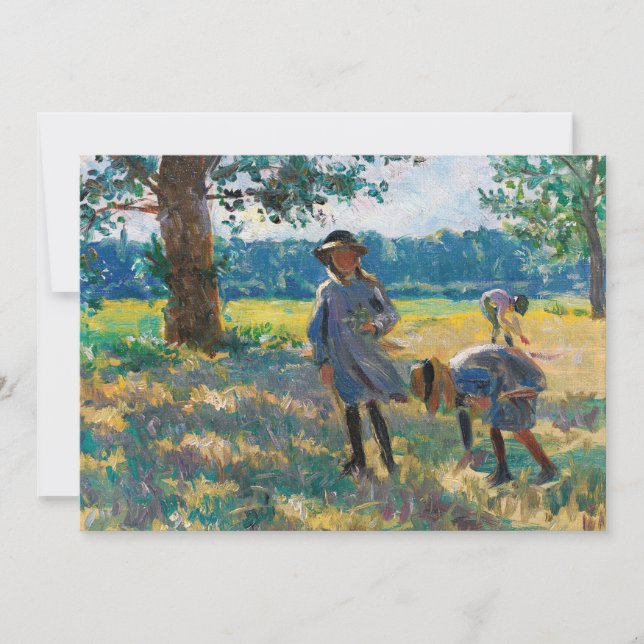 Carte La Cueillette des Fleurs | Henri Lebasque (Devant)