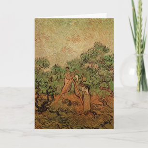 Carte La Cueillette des olives par Vincent van Gogh