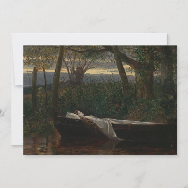 Carte La Dame de Shalott | Walter Crane (Devant)