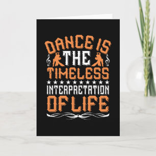 Carte La Danse Est Une Interprétation Intemporelle