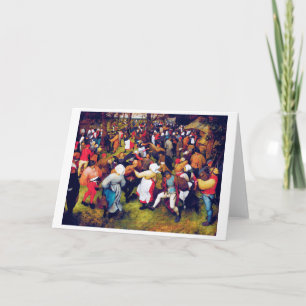 Carte La Danse Mariage, Pieter Bruegel