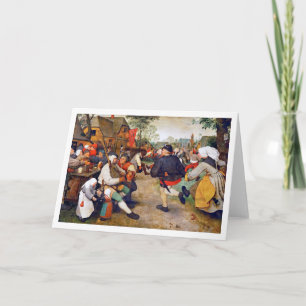 Carte La Danse Paysanne, Pieter Bruegel